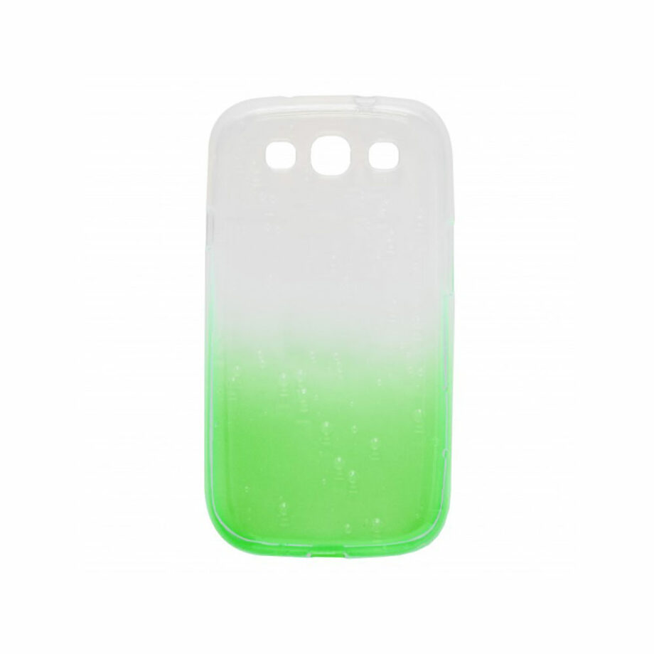 Θήκη Σιλικόνης Με Σχέδιο Βροχή για Samsung Galaxy Grand/Grand Neo Πράσινο