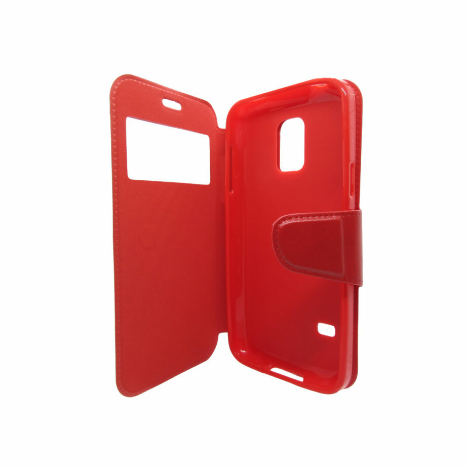 Θήκη Smart View για Samsung Galaxy S5 Mini Κόκκινο
