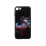 Θήκη Σιλικόνης με σχέδιο Νεφέλωμα και Pop Socket για iPhone 7/8