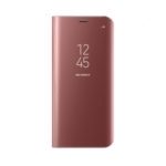 Clear View Standing Cover για Samsung Galaxy S8 Plus Ροζ-Χρυσό