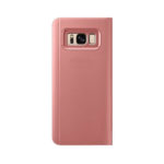 Clear View Standing Cover για Samsung Galaxy S8 Plus Ροζ-Χρυσό