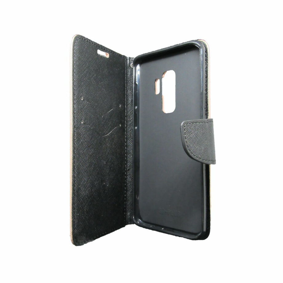 Θήκη Fancy για Samsung Galaxy S9 Plus Χρυσό-Μαύρο