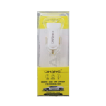 QIHANG Φορτιστής αυτοκινήτου με Θύρα Usb 3A Λευκό
