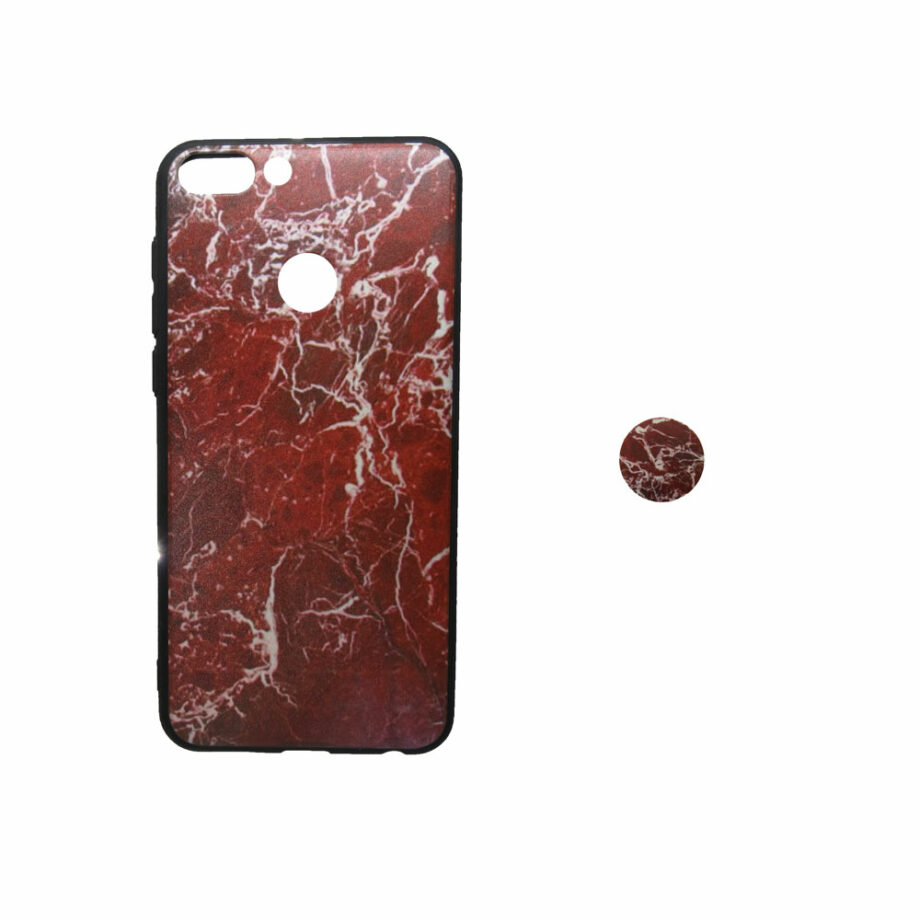 Θήκη Marble Effect PopSocket Huawei Psmart