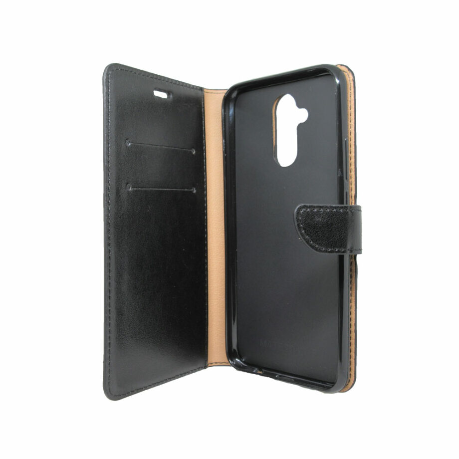 Θήκη Πορτοφόλι για Huawei Mate 20 Lite Μαύρο