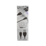 Remax Regular USB 2.0 to micro USB Cable Μαύρο 1m (Lesu)