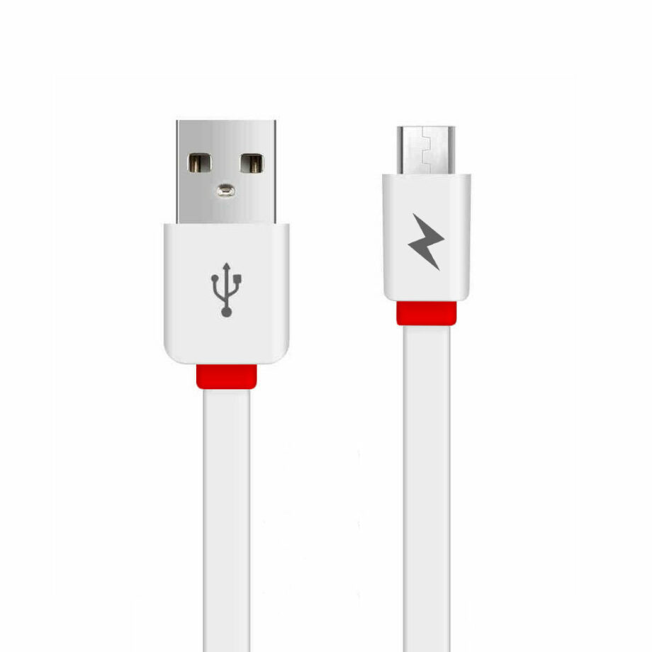 awei-flat-usb-to-micro-usb-cable-λευκό-1m-cl-950