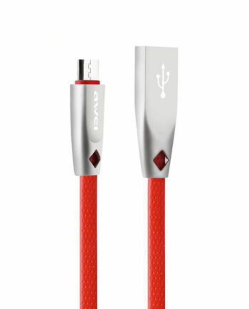 awei-fast-data-cable-usb-to-micro-usb-κόκκινο-1m-cl-95