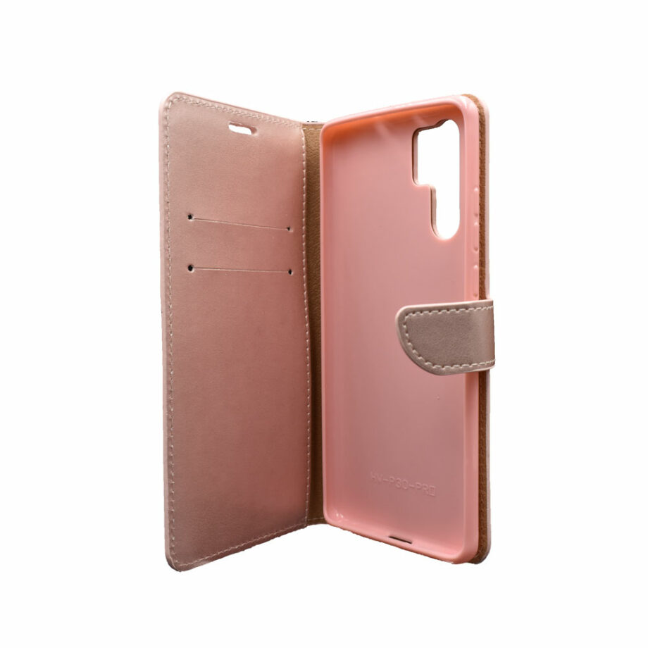 Θήκη Πορτοφόλι για Huawei P30 Pro (2019) Ροζ-Χρυσό