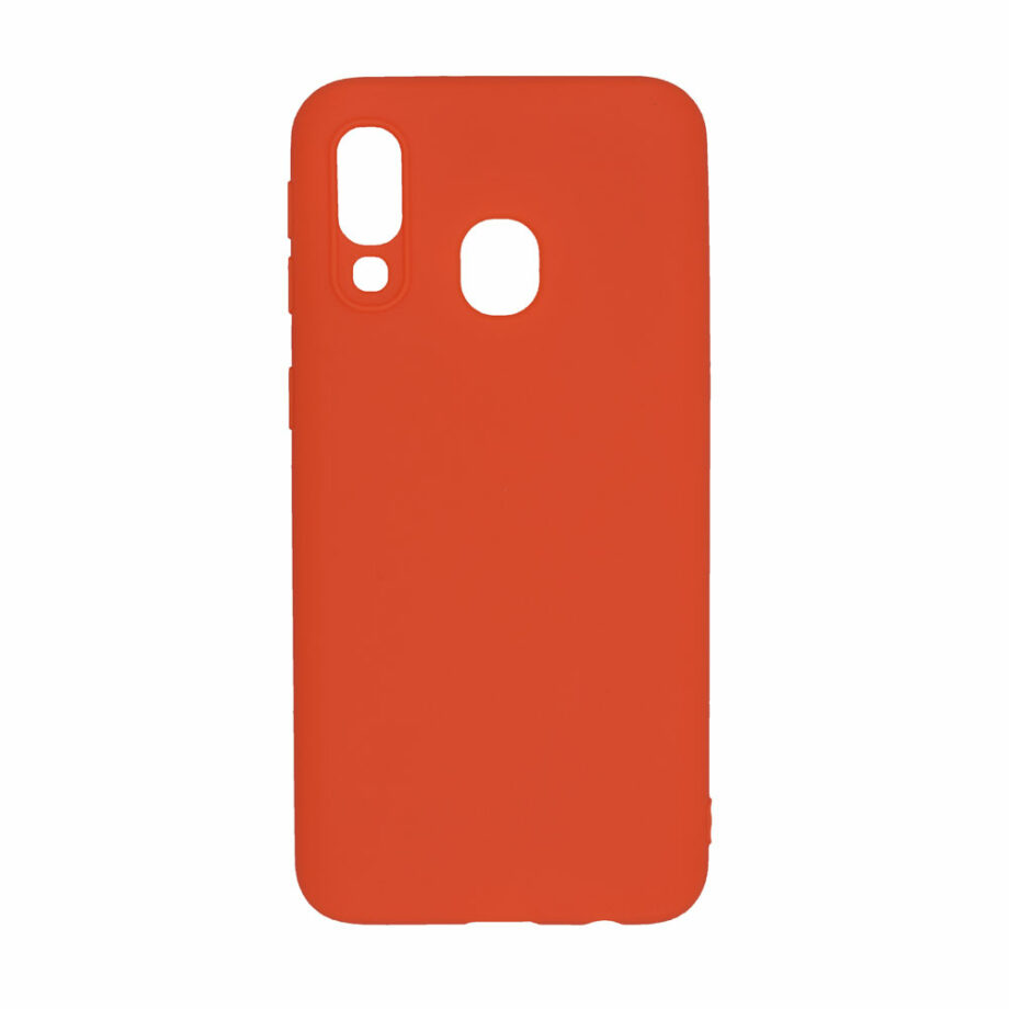 Θήκη Σιλικόνης Samsung Galaxy A40(2019) Πορτοκαλί