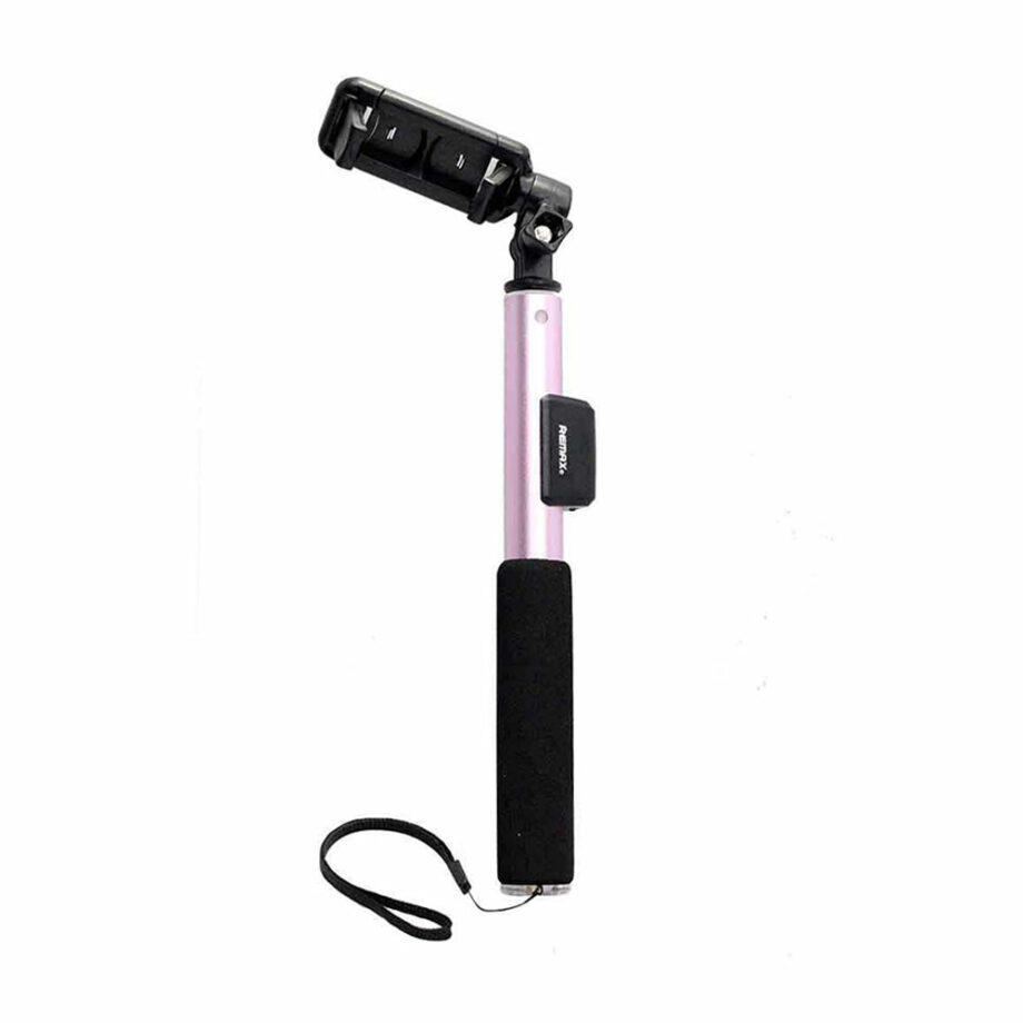 remax-selfie-stick-p4-bluetooth-αλουμινίου-ροζ