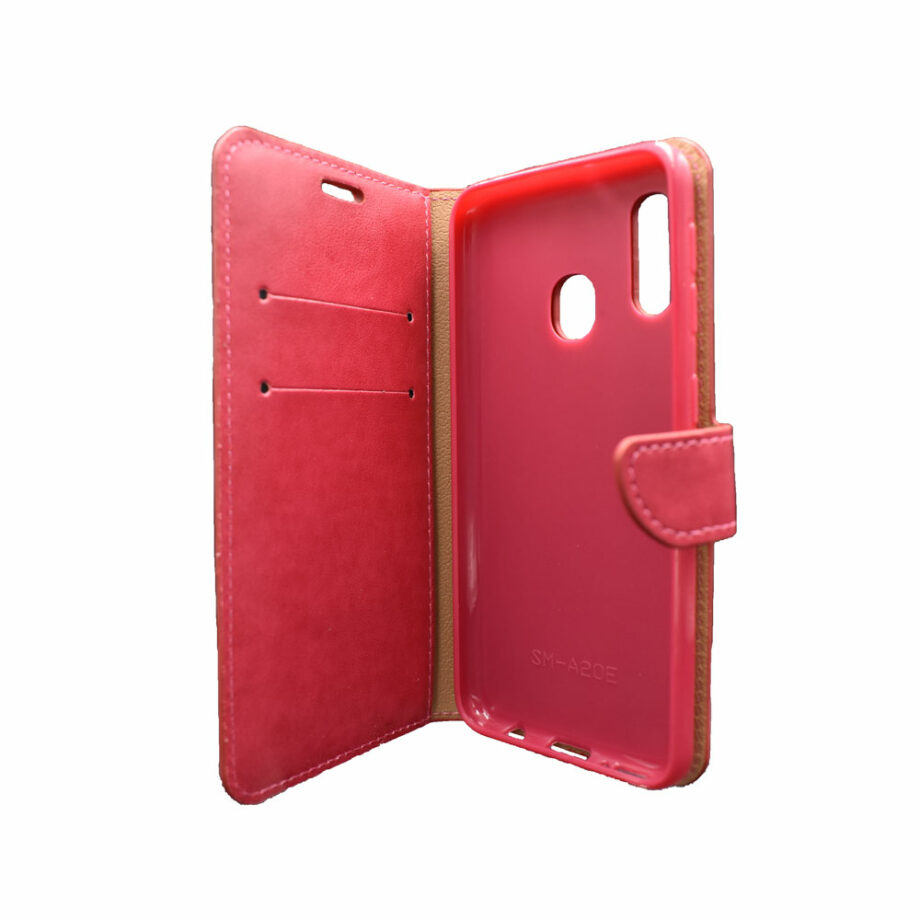 Θήκη Πορτοφόλι για Samsung Galaxy A20e (2019) Φούξια
