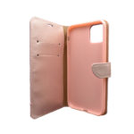 Θήκη Πορτοφόλι για iPhone 11 Pro Max Ροζ- Χρυσό
