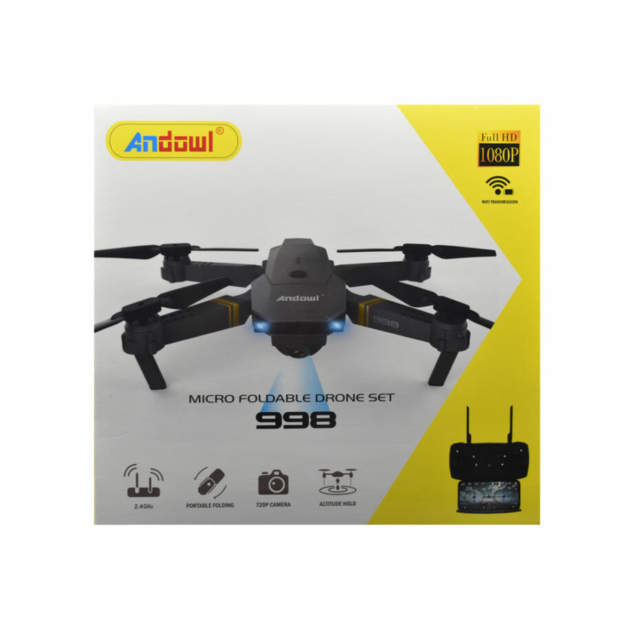 Andowl Micro Foldable Drone Set –998 Mavro