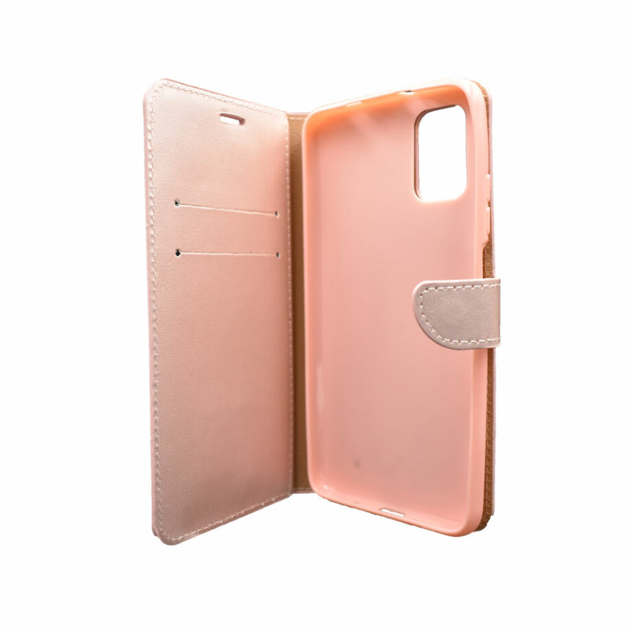 Θήκη Πορτοφόλι για Xiaomi Poco M3 Ροζ-Χρυσό