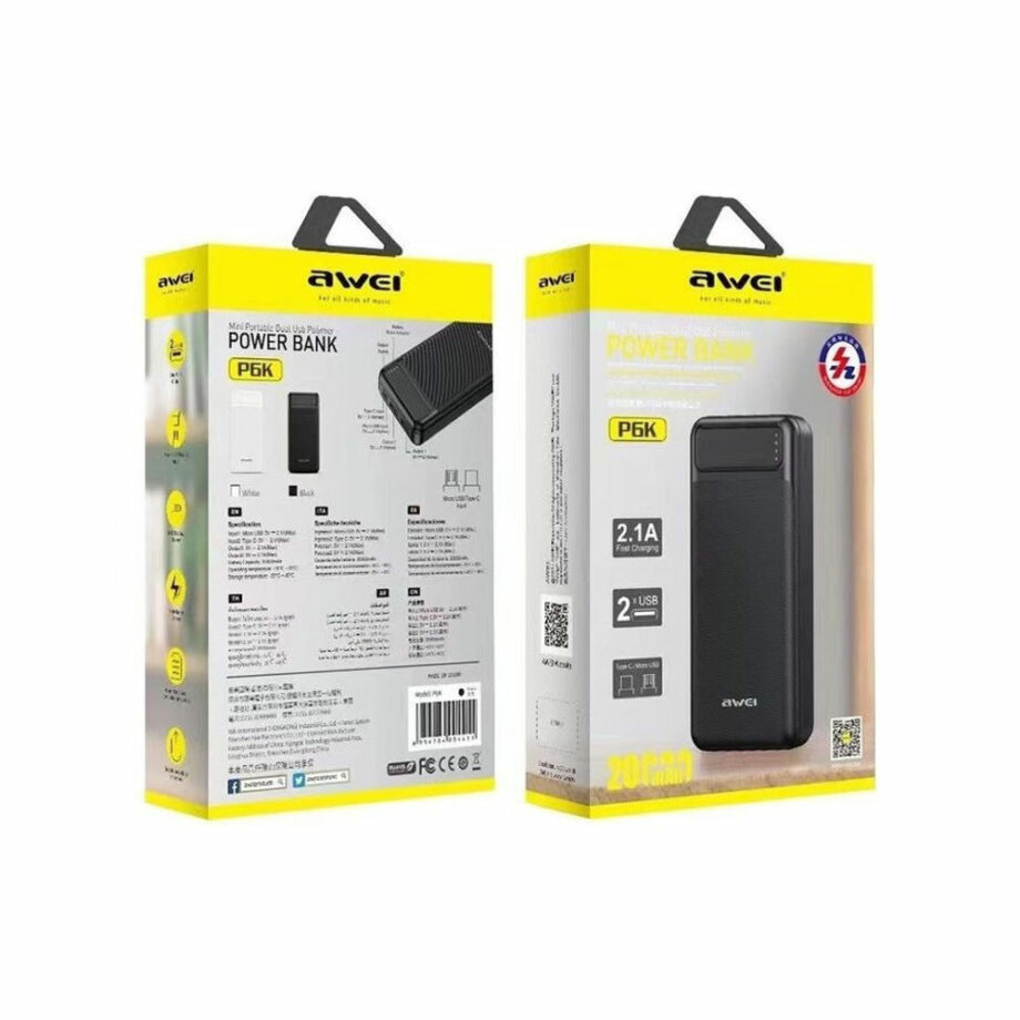 Awei P6K 20000mah Mavro