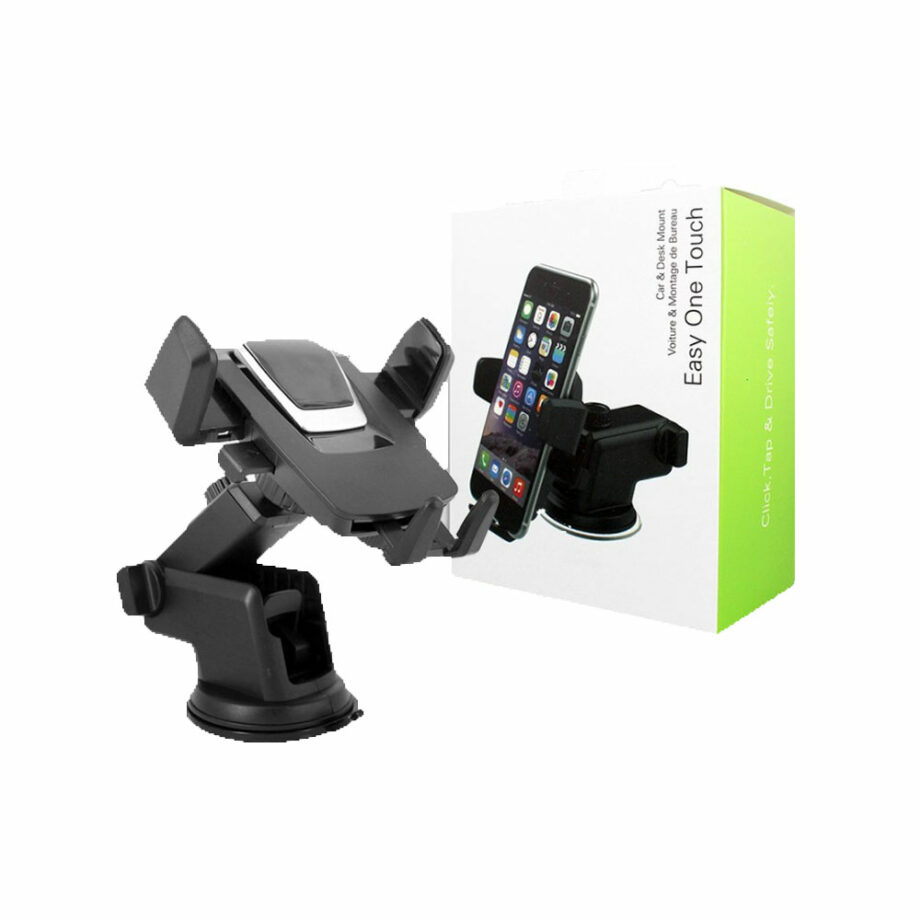 Vasi Kinitou Aftokinitou Universal Car & Desk Mount Easy One Touch me Rythmizomena Ankistra