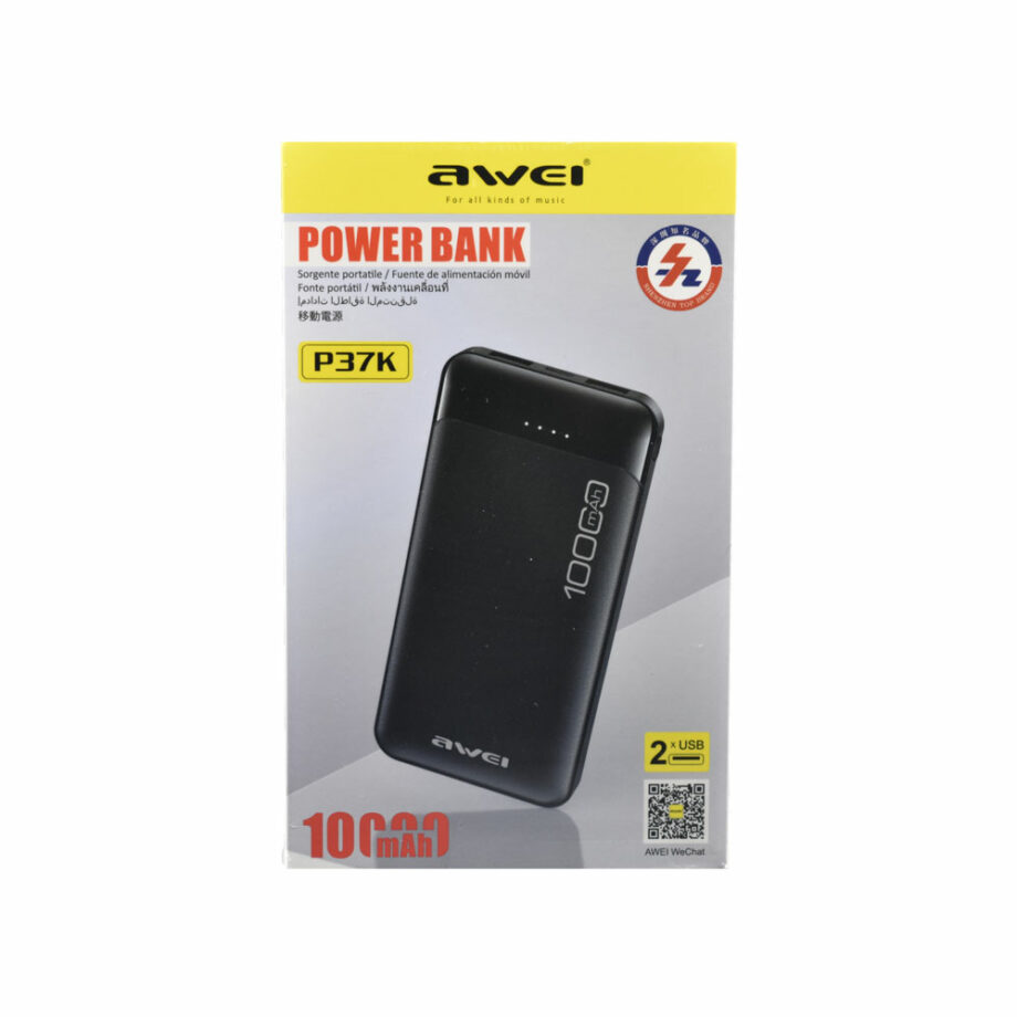 Awei Power Bank P37K 10000mAh Mayro