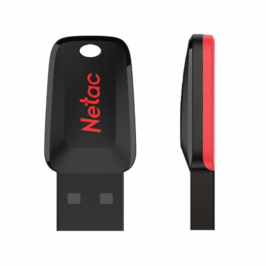 NETAC USB Flash Drive U197, 32GB, USB 2.0, mavro