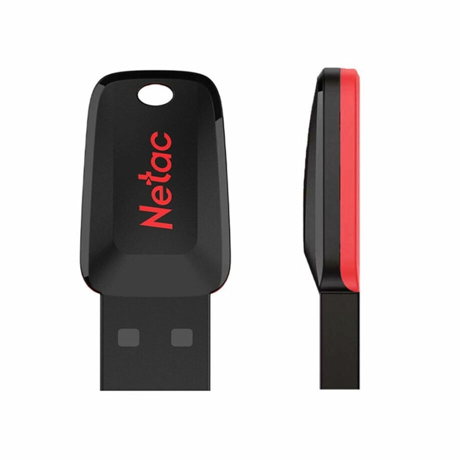 NETAC USB Flash Drive U197, 64GB, USB 2.0, mavro
