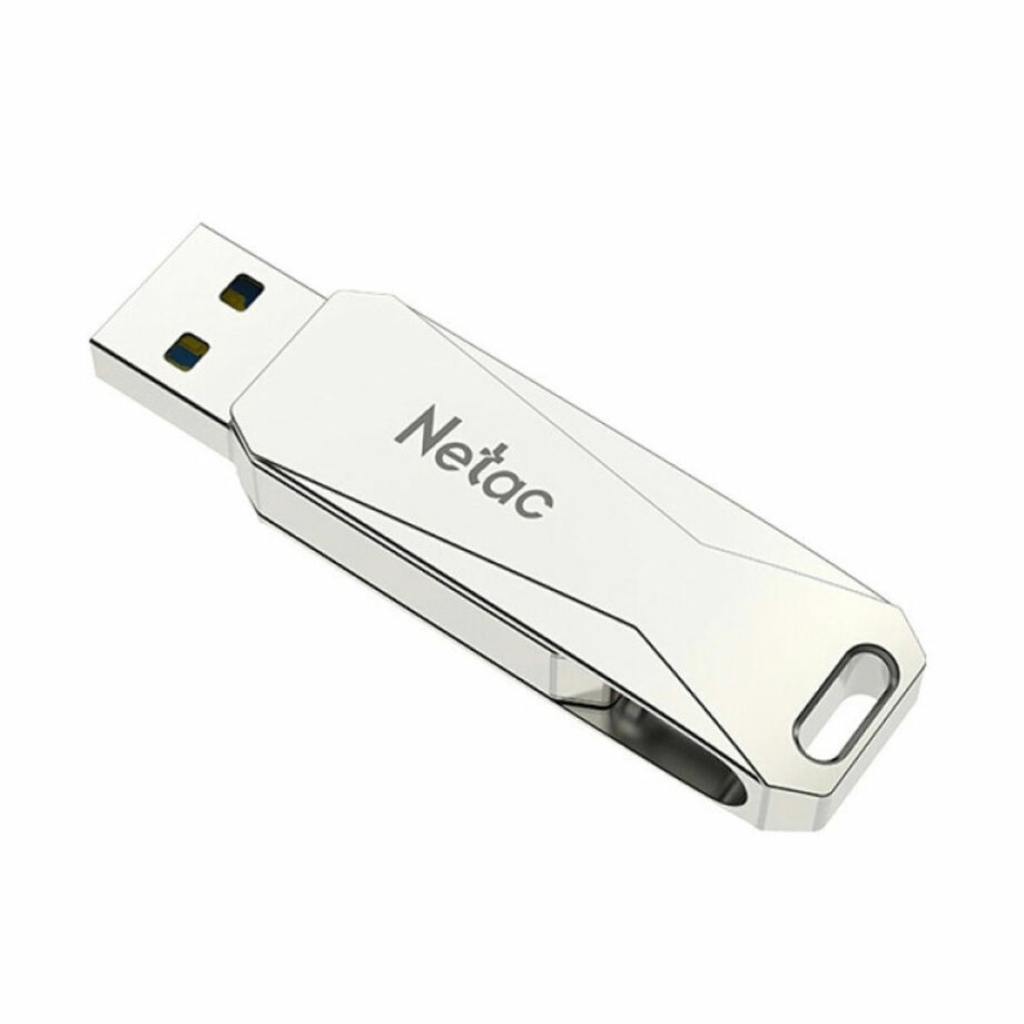 NETAC USB Flash Drive U782C, 64GB, USB 3.0 & USB Type-c, OTG, asimi