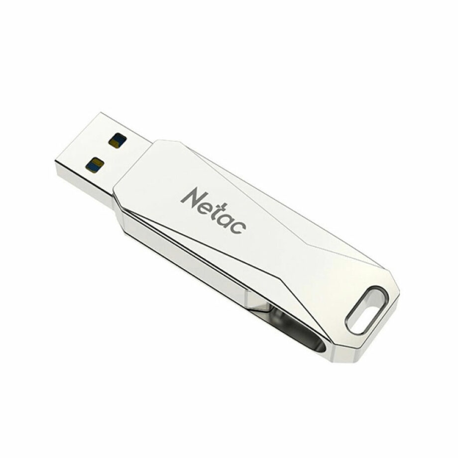 NETAC USB Flash Drive U782C, 128GB, USB 3.0 & USB Type-c, OTG, asimi