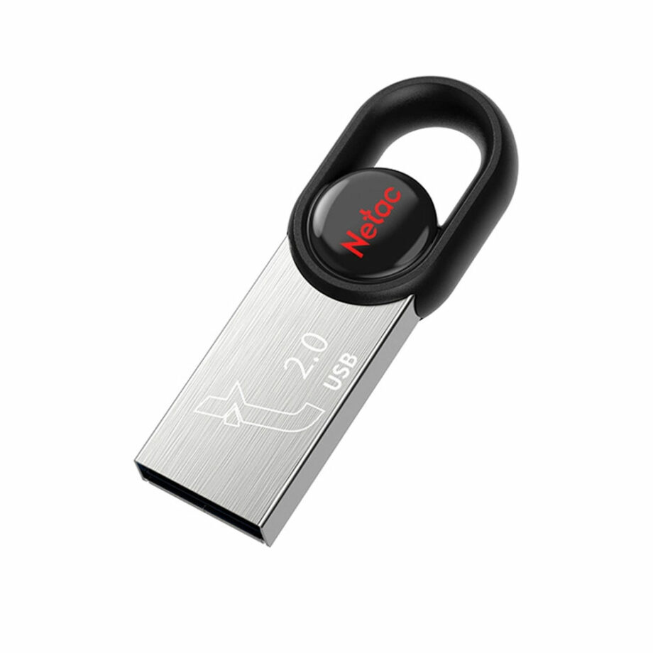 NETAC USB Flash Drive UM2, 64GB, USB 2.0, mavro