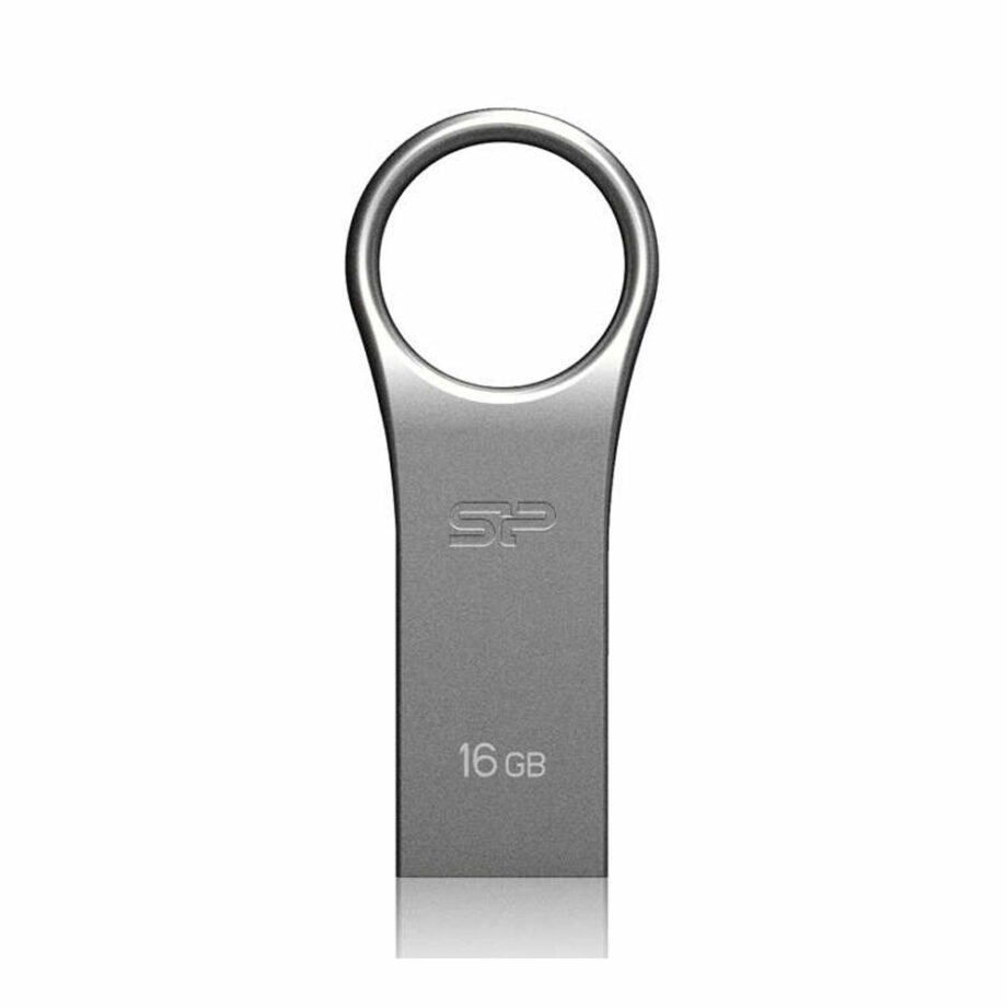 SILICON POWER USB Flash Drive Firma F80, 16GB, USB 2.0, Silver