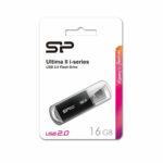 SILICON POWER USB Flash Drive Ultima II-I, 16GB, USB 2.0, μαύρο
