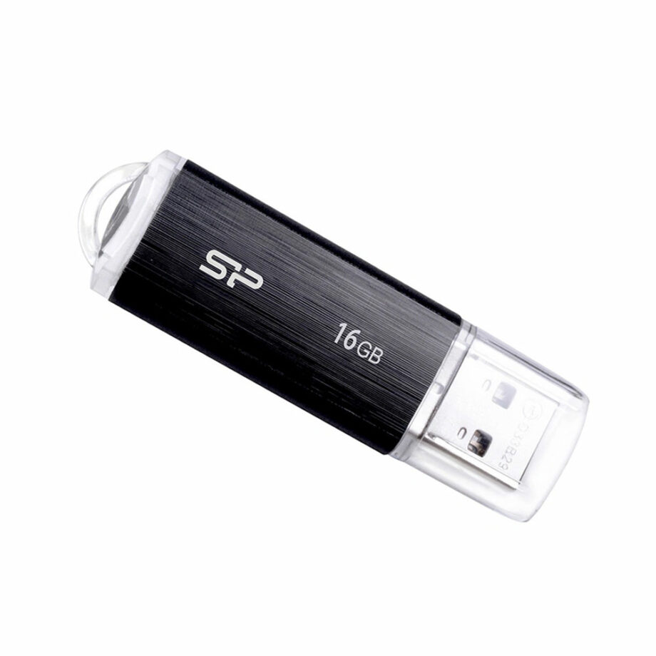 SILICON POWER USB Flash Drive Ultima U02, 16GB, USB 2.0, mavro