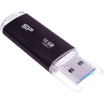 SILICON POWER USB Flash Drive Blaze B02, 16GB, USB 3.2 Gen 1, Black