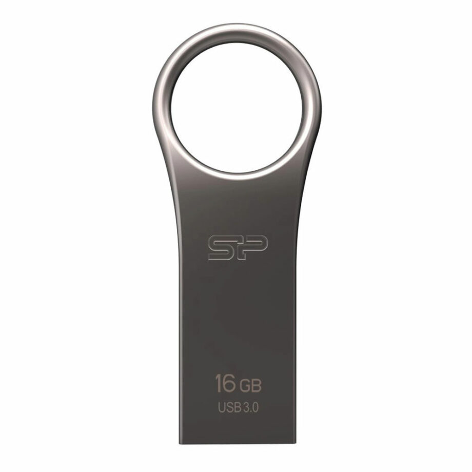 SILICON POWER USB Flash Drive Jewel 80, 16GB, USB 3.1, Titanium