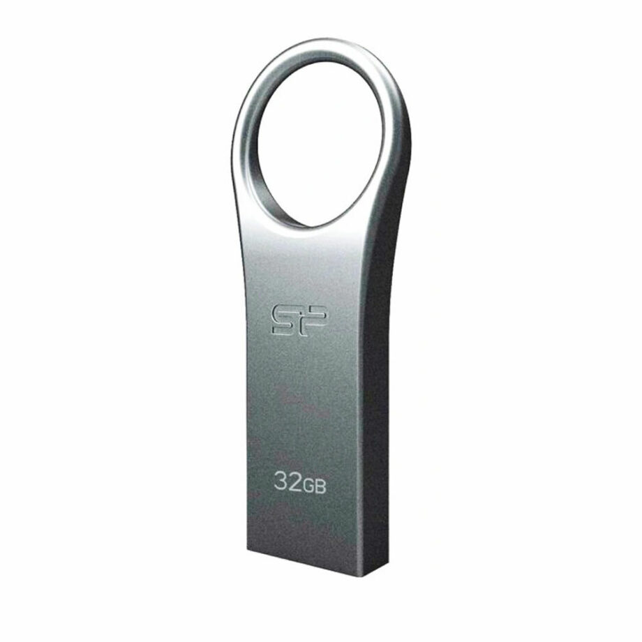 SILICON POWER USB Flash Drive Firma F80, 32GB, USB 2.0, Silver