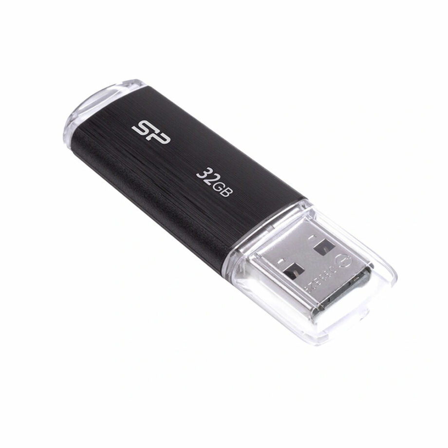 SILICON POWER USB Flash Drive Ultima U02, 32GB, USB 2.0, mavro