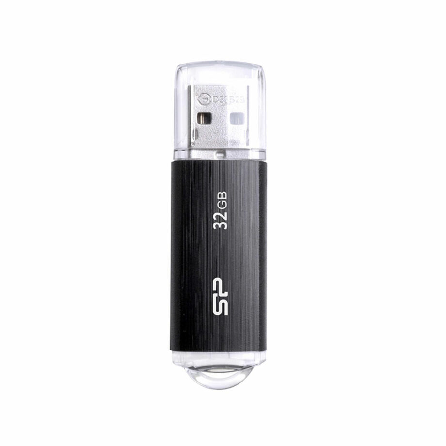 SILICON POWER USB Flash Drive Ultima U02, 32GB, USB 2.0, mavro