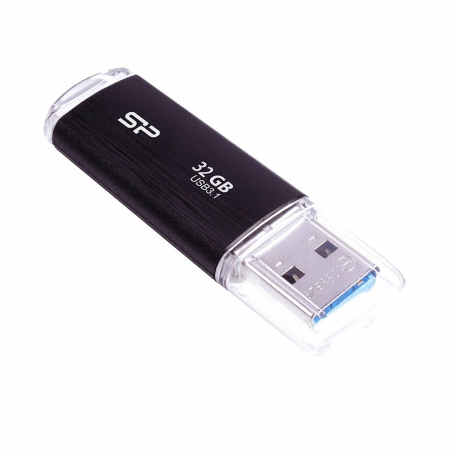 SILICON POWER USB Flash Drive Blaze B02, 32GB, USB 3.2 Gen 1, Black