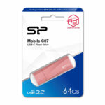 SILICON POWER USB-C Flash Drive Mobile C07, 64GB, USB 3.2, ροζ