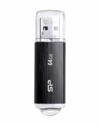 SILICON POWER USB Flash Drive Ultima U02, 64GB, USB 2.0, mavro