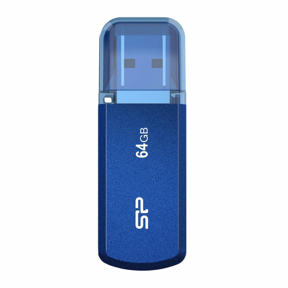 SILICON POWER USB Flash Drive Helios 202, 64GB, USB 3.2, ble