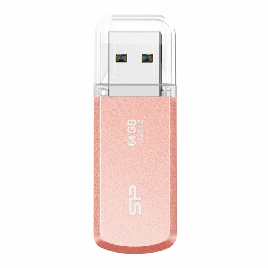 SILICON POWER USB Flash Drive Helios 202, 64GB, USB 3.2, roz chryso