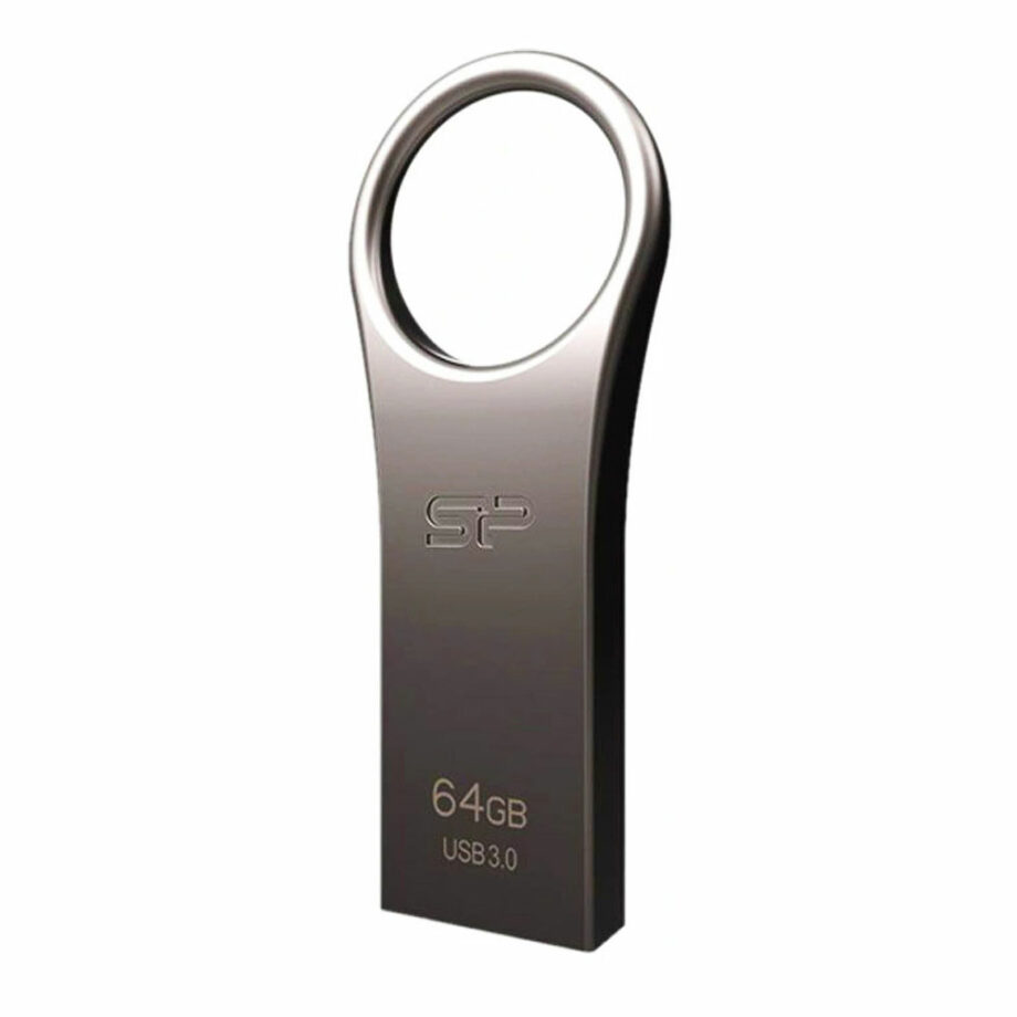 SILICON POWER USB Flash Drive Jewel 80, 64GB, USB 3.1, Titanium