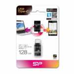 SILICON POWER Dual USB Flash Drive C31, USB 3.1 & Type-c, 128GB, mavro