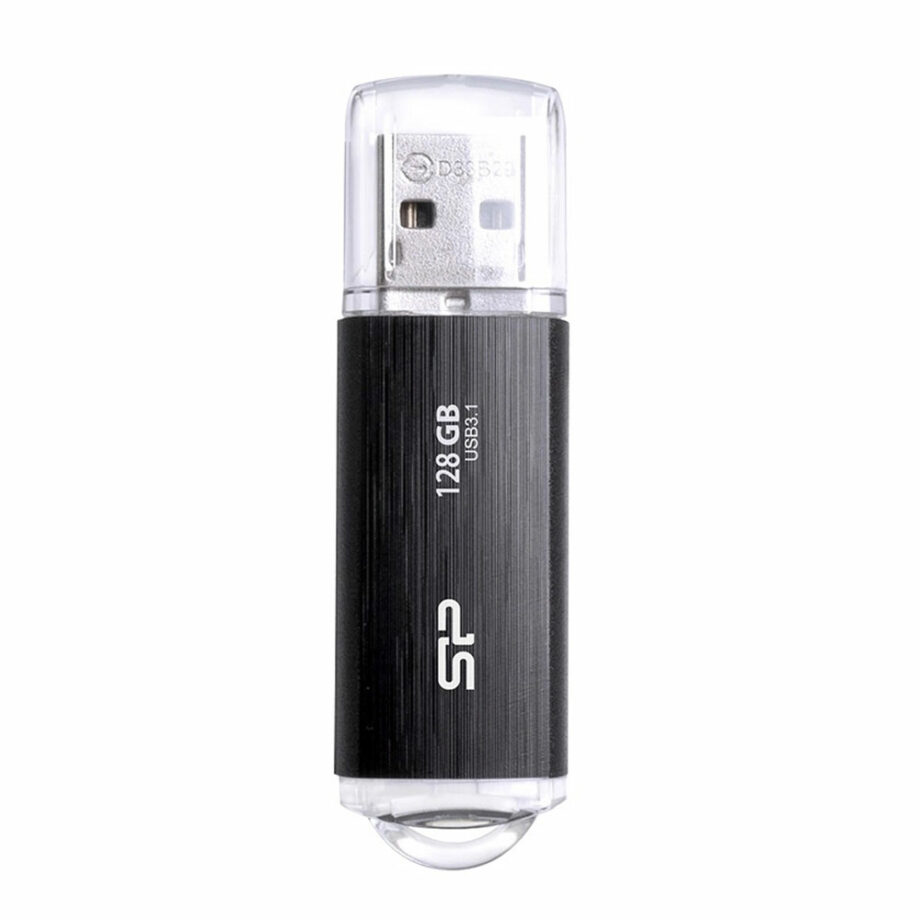 SILICON POWER USB Flash B02, 128GB, USB 3.1 Gen1, mavro