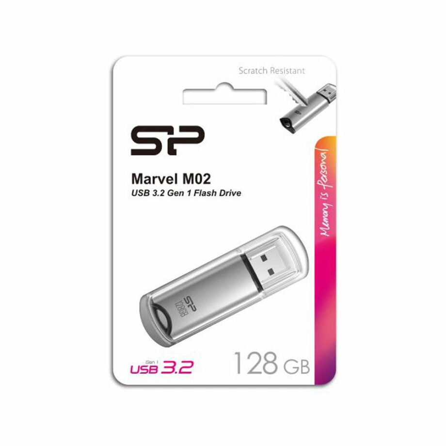 SILICON POWER USB Flash Drive Marvel M02, 128GB, USB 3.2, nkri