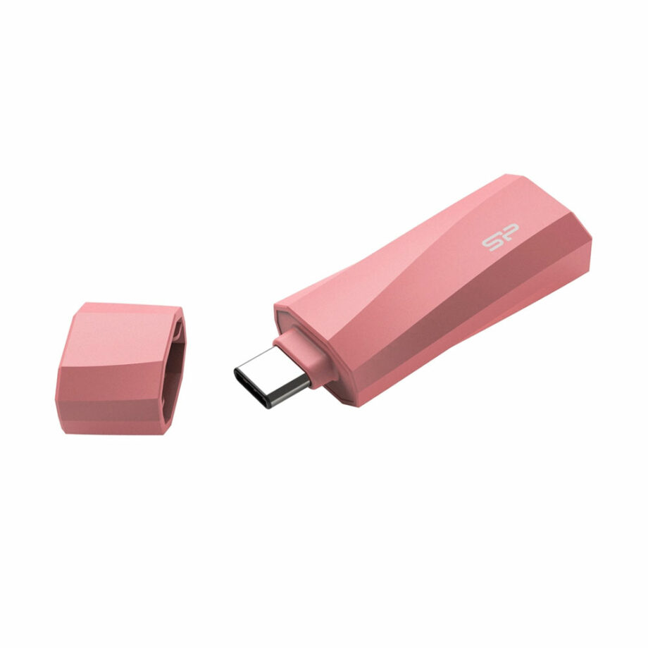 SILICON POWER USB-C Flash Drive Mobile C07, 256GB, USB 3.2, roz
