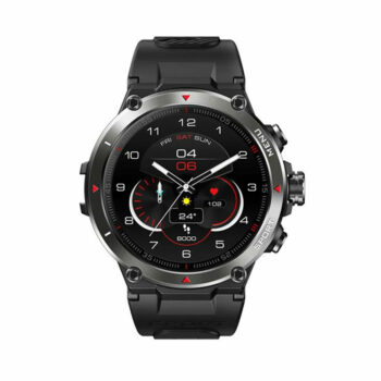 ZEBLAZE smartwatch Stratos 2,1.3 AMOLED, GPS, heart rate,5 ATM, mavro