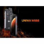 UNIWA smartphone W888,6.3 , 464GB, icheio 2W, Atex Zone 2, IP68, mavro