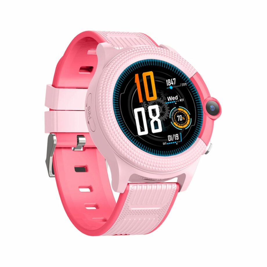 INTIME GPS smartwatch gia paidia IT-053,1.28 , camera, 4G, IPX7, roz