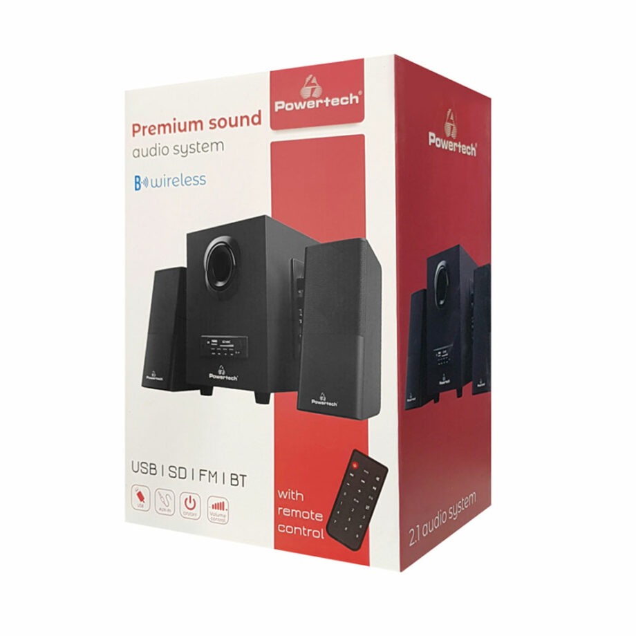 POWERTECH icheia Premium sound PT-846, 16W, USBSDFMBT, remote, mavra