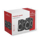 POWERTECH ηχεία Premium sound PT-972, 2x 3W RMS, 3.5mm, μαύρα